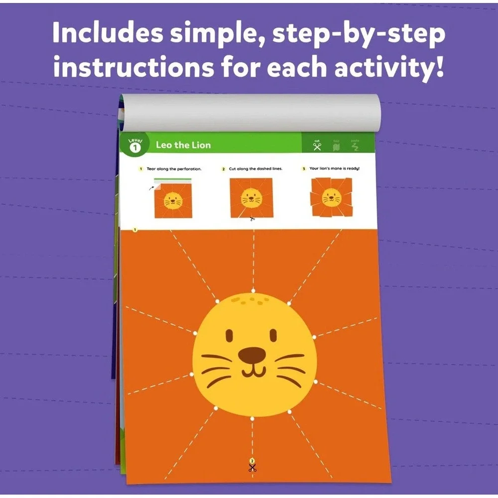 Scissor Skills Activity Book for Kids - 25 Fun Cutting Activities, Christmas